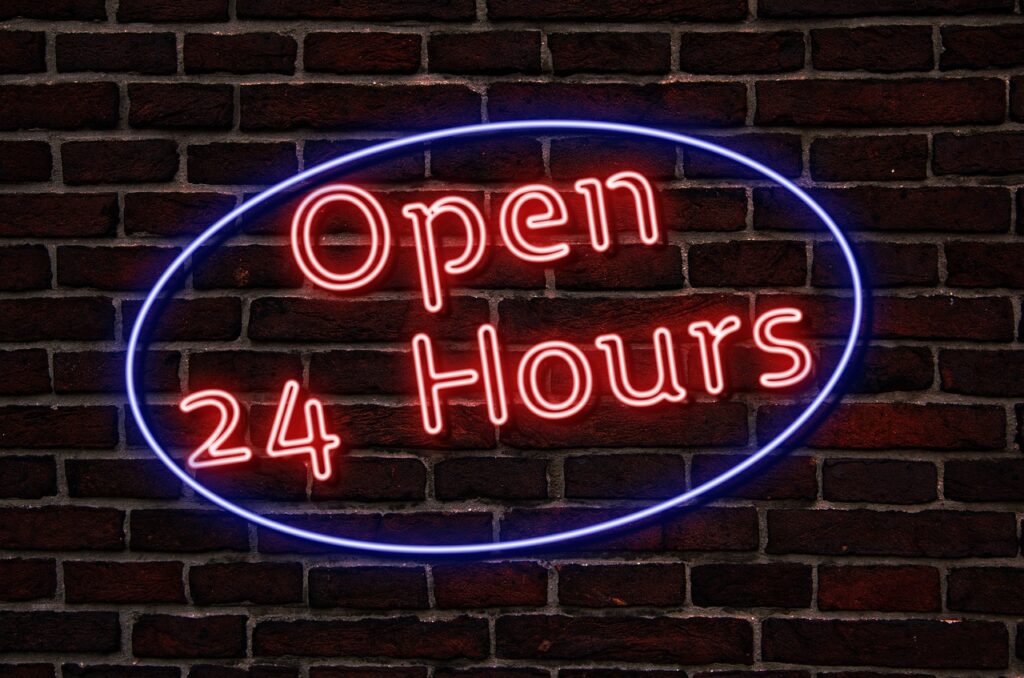 24時間サポート